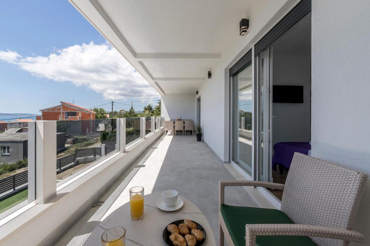Luxury Villa La Nonna Ana - Heated Pool, Sea View, Near Split Каштела Экстерьер фото