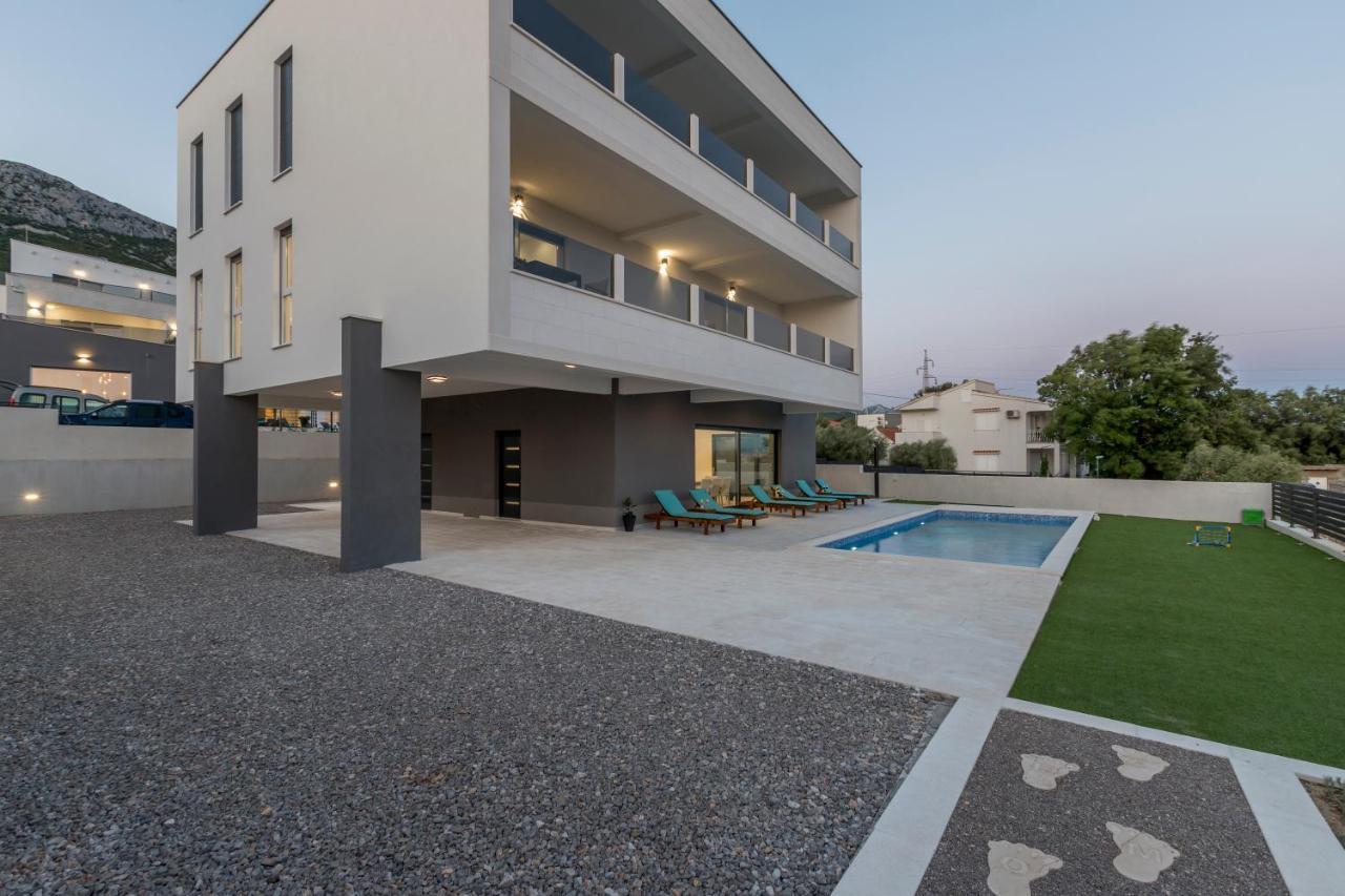 Luxury Villa La Nonna Ana - Heated Pool, Sea View, Near Split Каштела Экстерьер фото