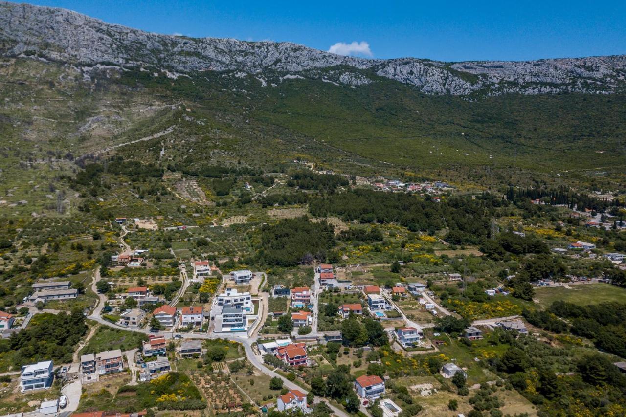 Luxury Villa La Nonna Ana - Heated Pool, Sea View, Near Split Каштела Экстерьер фото